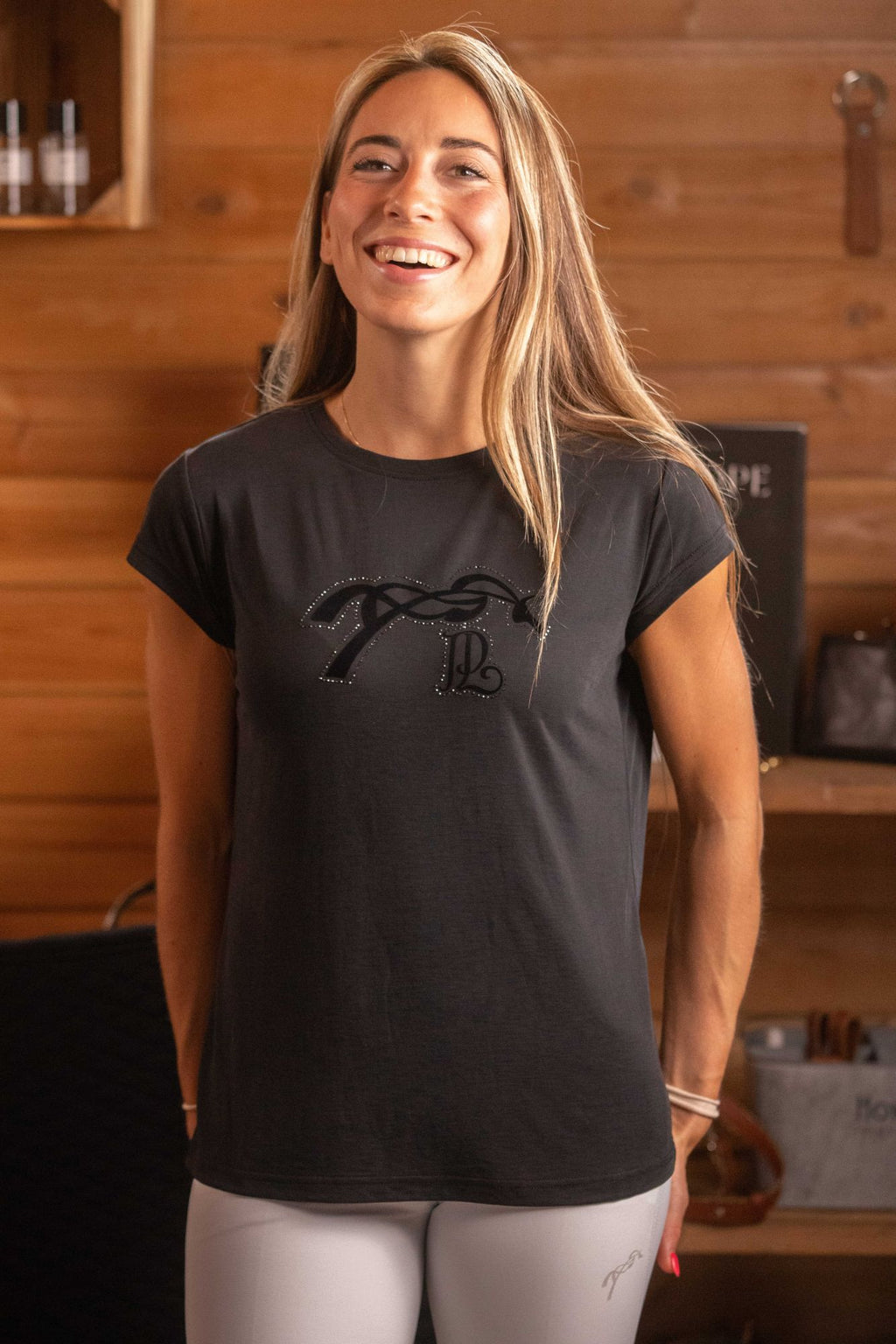 T-shirt Femme Moby Stones Noir – Pénélope