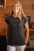 T-shirt Femme Moby Stones Noir – Pénélope