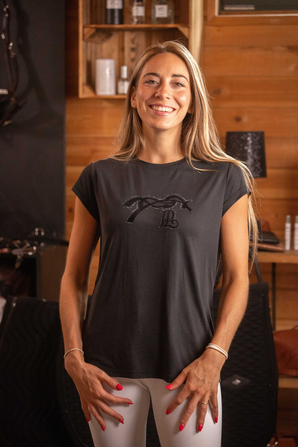 T-shirt Femme Moby Stones Noir – Pénélope