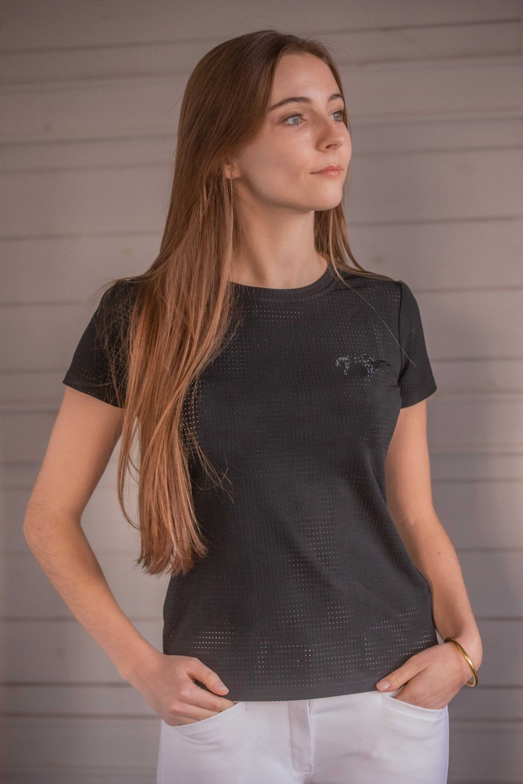 T-shirt Femme Techflo Noir – Pénélope