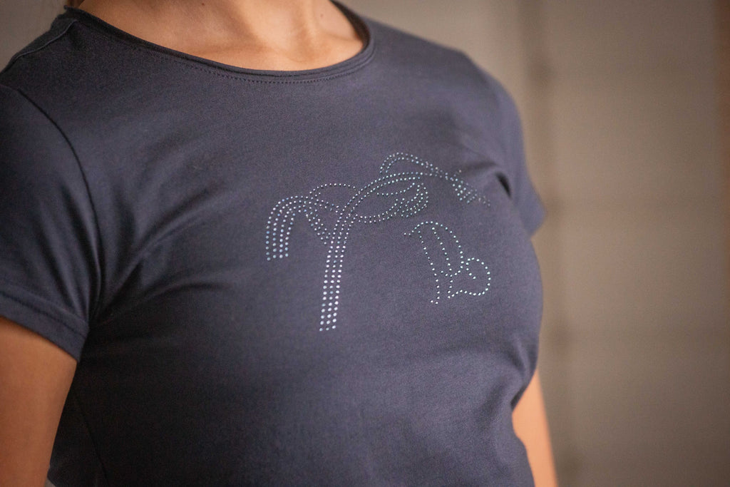 T-shirt Enfant Iconic Strass Marine – Eden by Pénélope