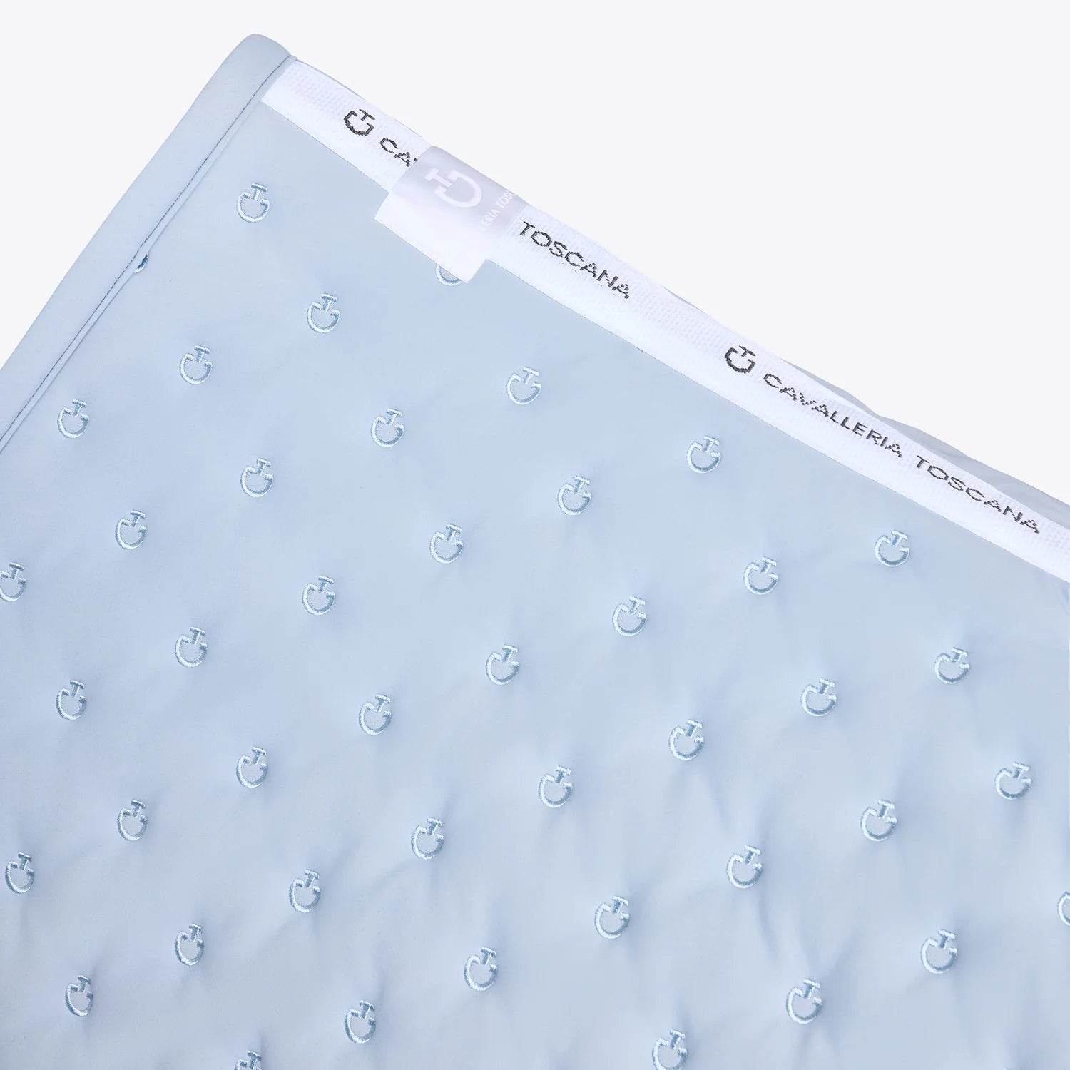 Tapis de selle Embroidery Quilted Cavalleria Toscana – Sky Blue