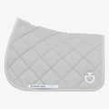 Tapis de selle Cavalleria Toscana Diamond quilted en jersey - Agave