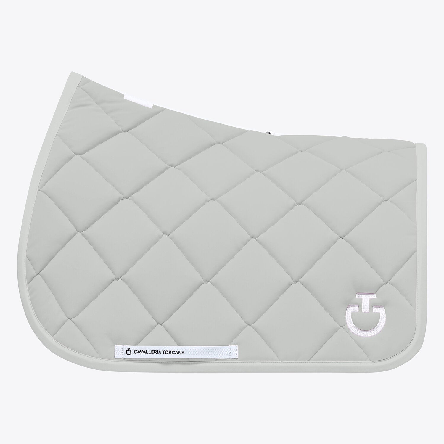 Tapis de selle Cavalleria Toscana Diamond quilted en jersey - Agave