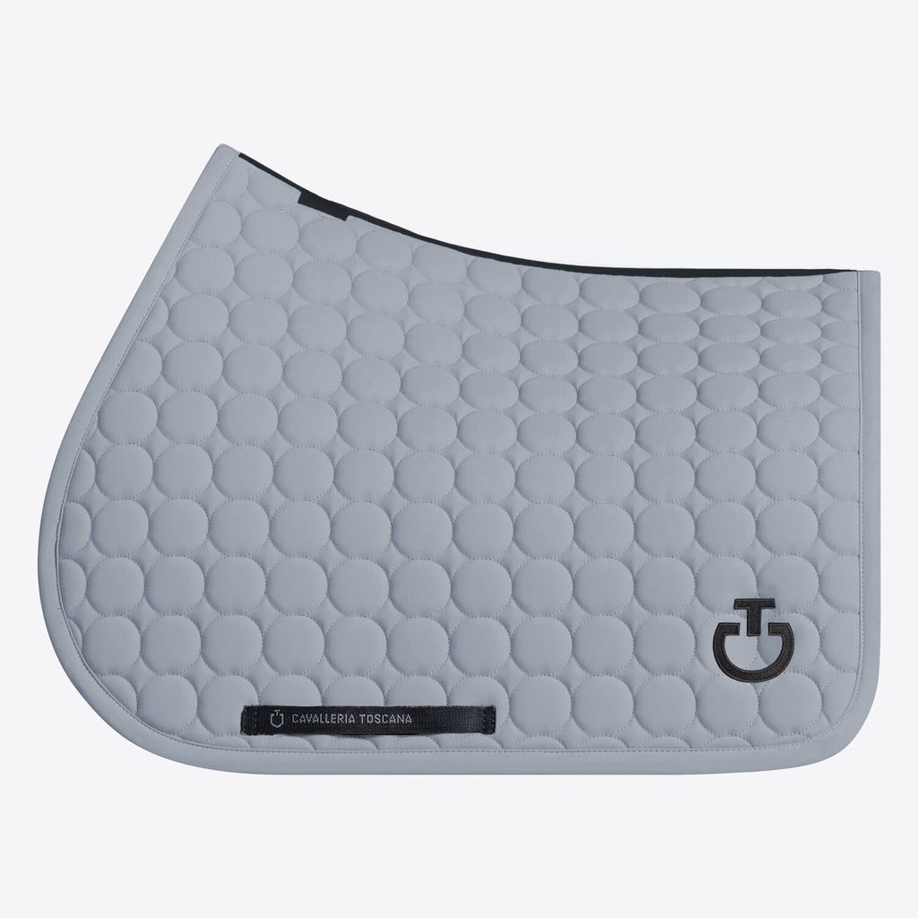 Tapis de selle Circle Quilted Jumping Cavalleria Toscana – Vent Blue