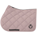 Tapis de selle Diamond Quilted Jersey Cavalleria Toscana – Cypria Beige Rosé