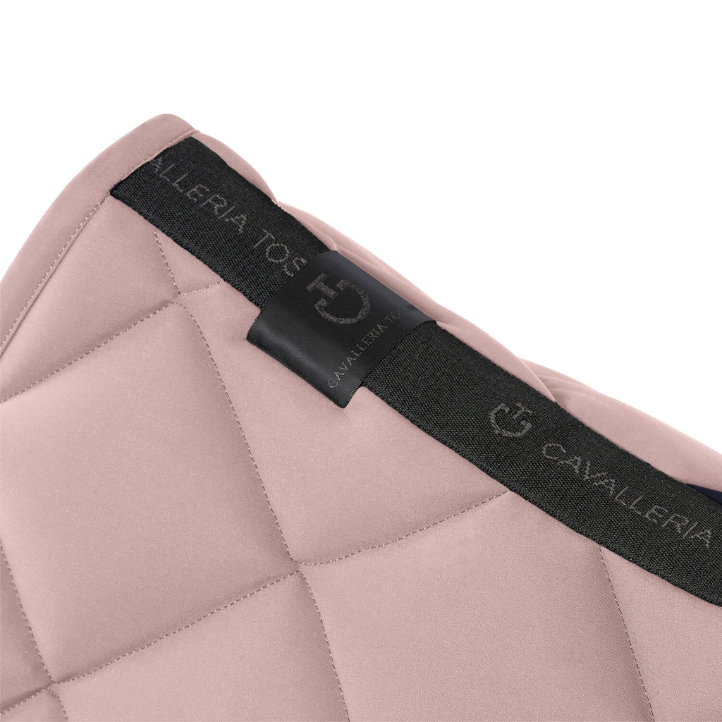 Tapis de selle Diamond Quilted Jersey Cavalleria Toscana – Cypria Beige Rosé