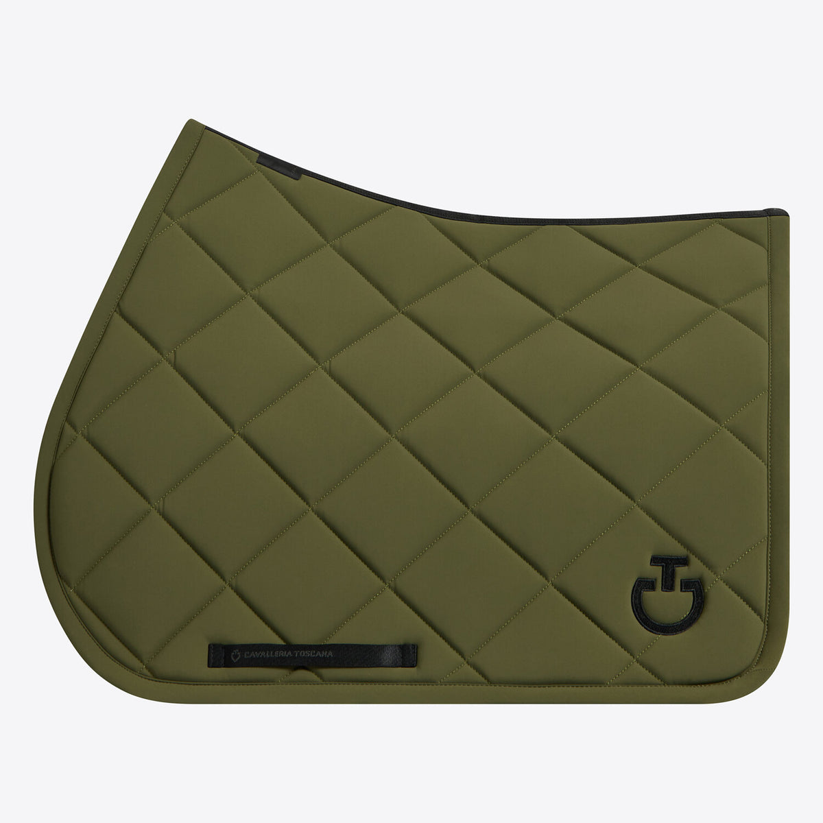 Tapis de selle Diamond Quilted Jersey Cavalleria Toscana – Winter Moss