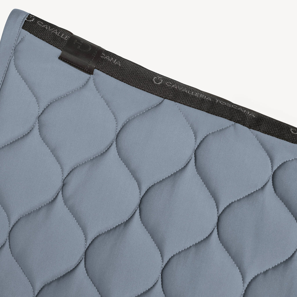 Tapis de selle New Circular Quilted Jersey Cavalleria Toscana – Vent Blue