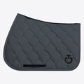 Tapis de selle New Circular Quilted Jersey Cavalleria Toscana – Gris Anthracite