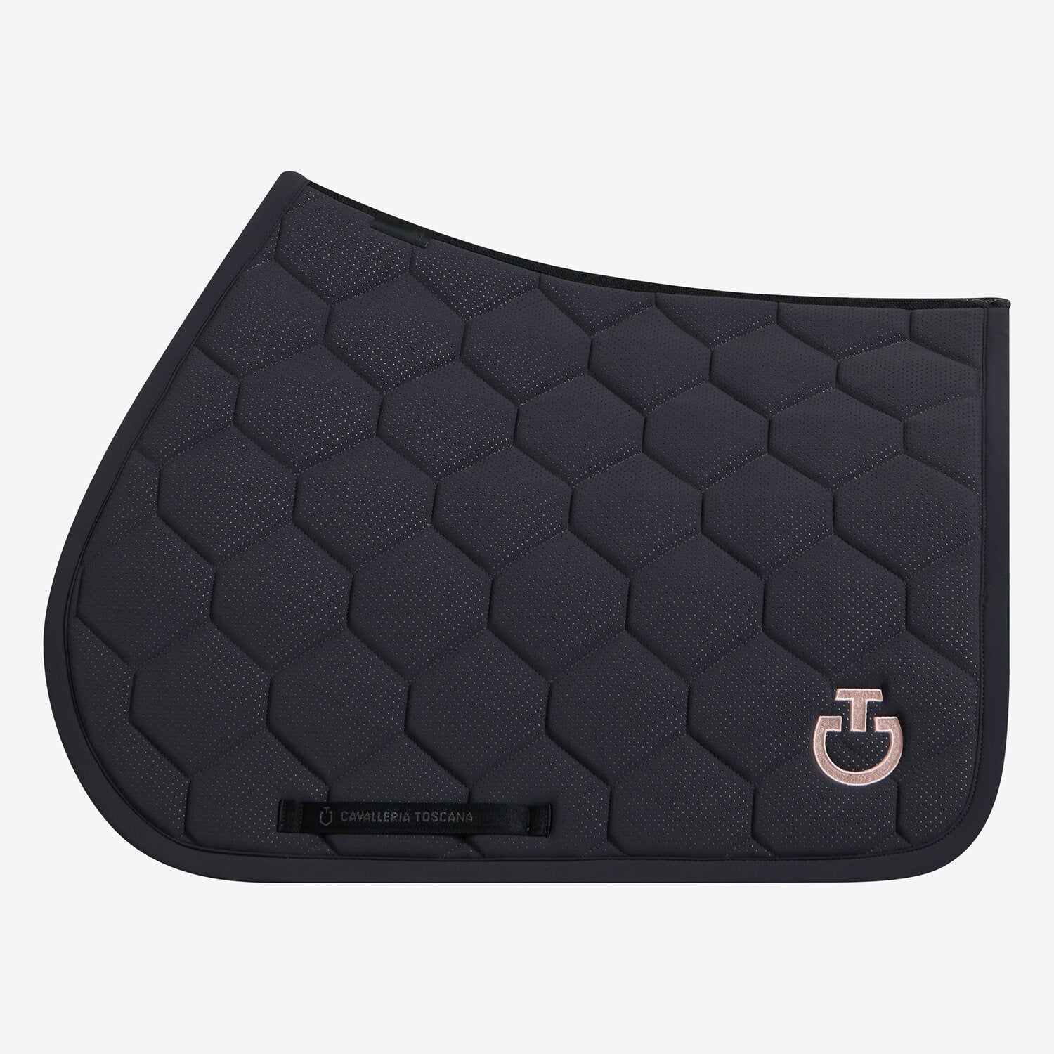 Tapis de selle Quilted Jersey Perforated Cavalleria Toscana – Bleu ocean