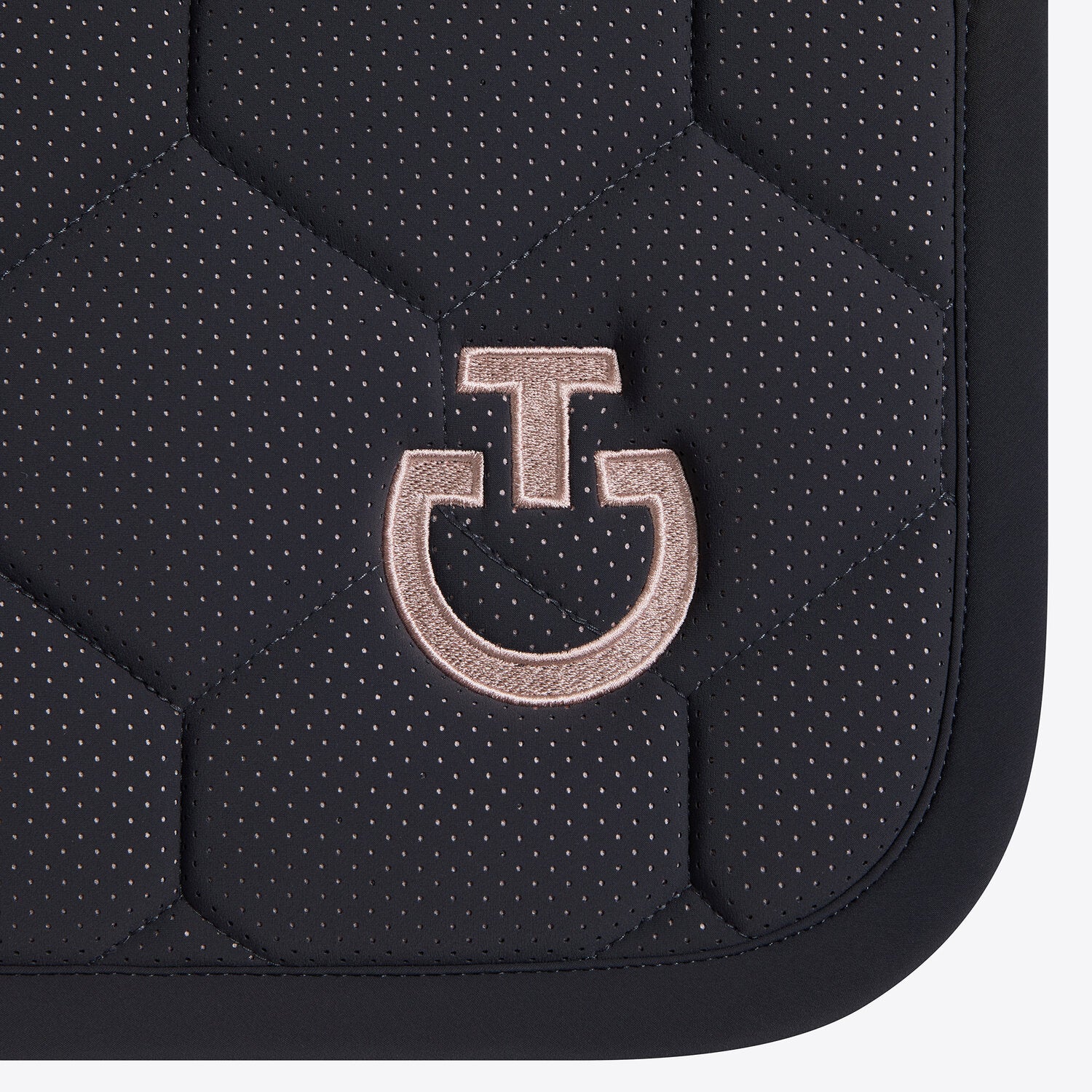 Tapis de selle Quilted Jersey Perforated Cavalleria Toscana – Bleu ocean