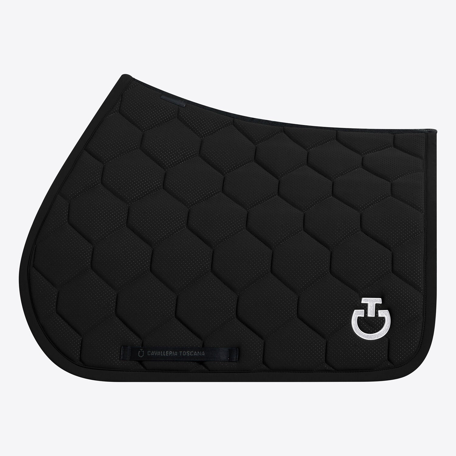 Tapis de selle Quilted Jersey Perforated Cavalleria Toscana – Noir