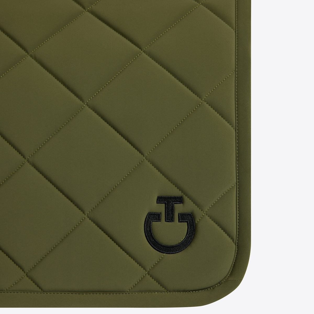 Tapis de selle Diamond Quilted Jersey Cavalleria Toscana – Winter Moss
