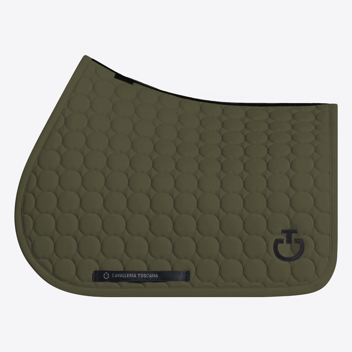 Tapis de selle Circle Quilted Jumping Cavalleria Toscana – Winter Moss