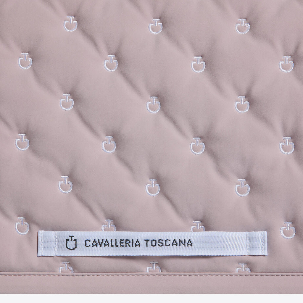 Tapis de selle Embroidery Quilted Cavalleria Toscana – Violet ice
