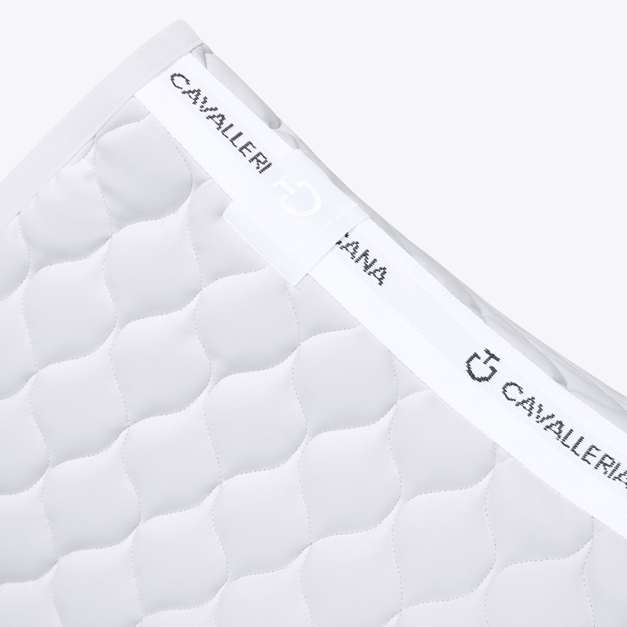 Tapis de selle Circular Quilted Cavalleria Toscana – Gris Clair
