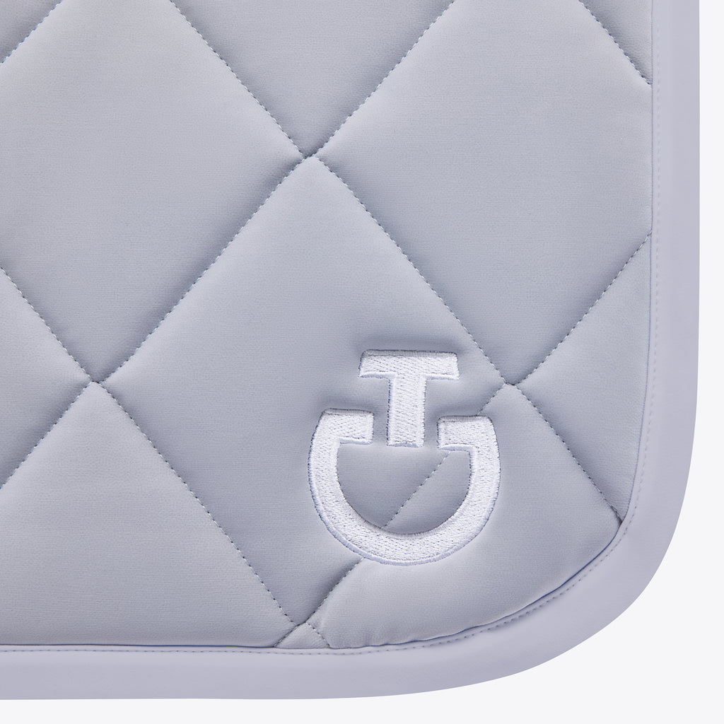 Tapis de selle Diamond Quilted Cavalleria Toscana –  Gris Clair