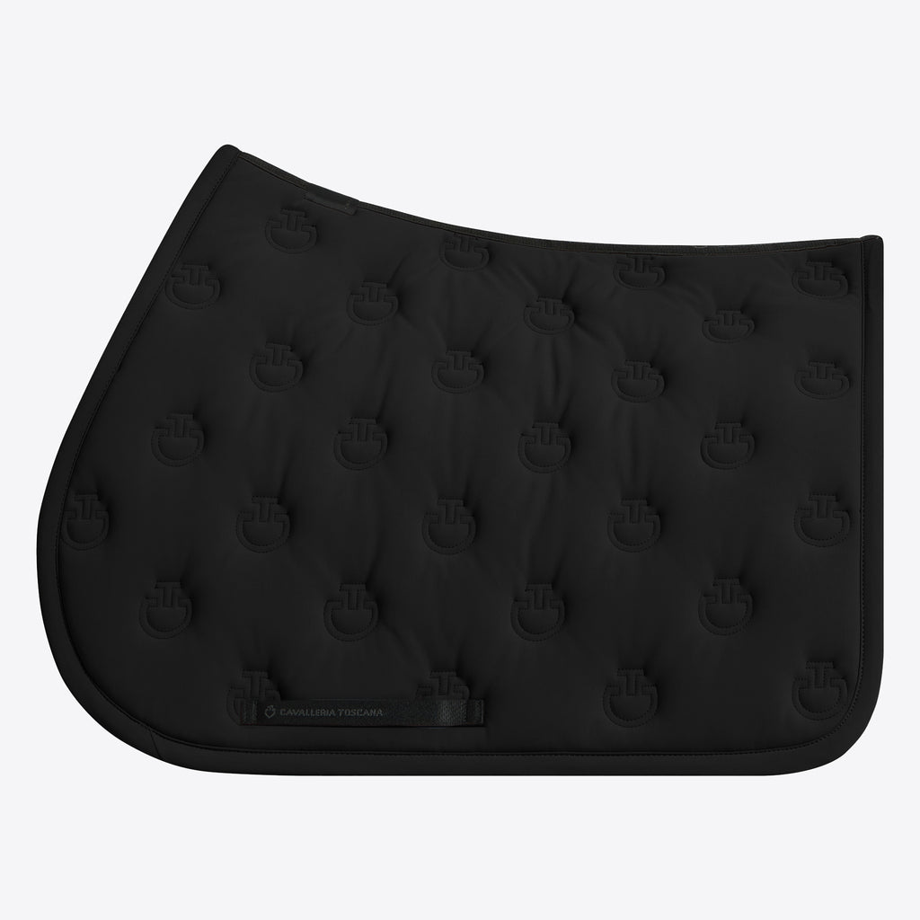 Tapis de selle Logo Quilted Cavalleria Toscana – Noir
