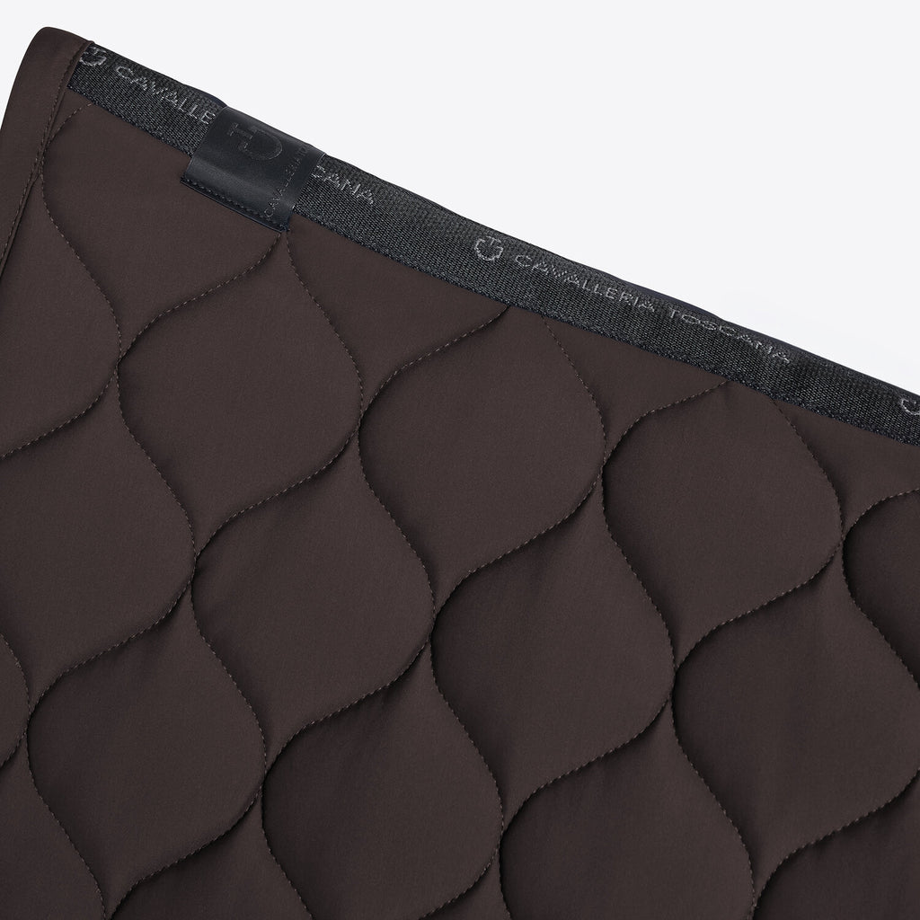 Tapis de selle New Circular Quilted Jersey Cavalleria Toscana – Expresso