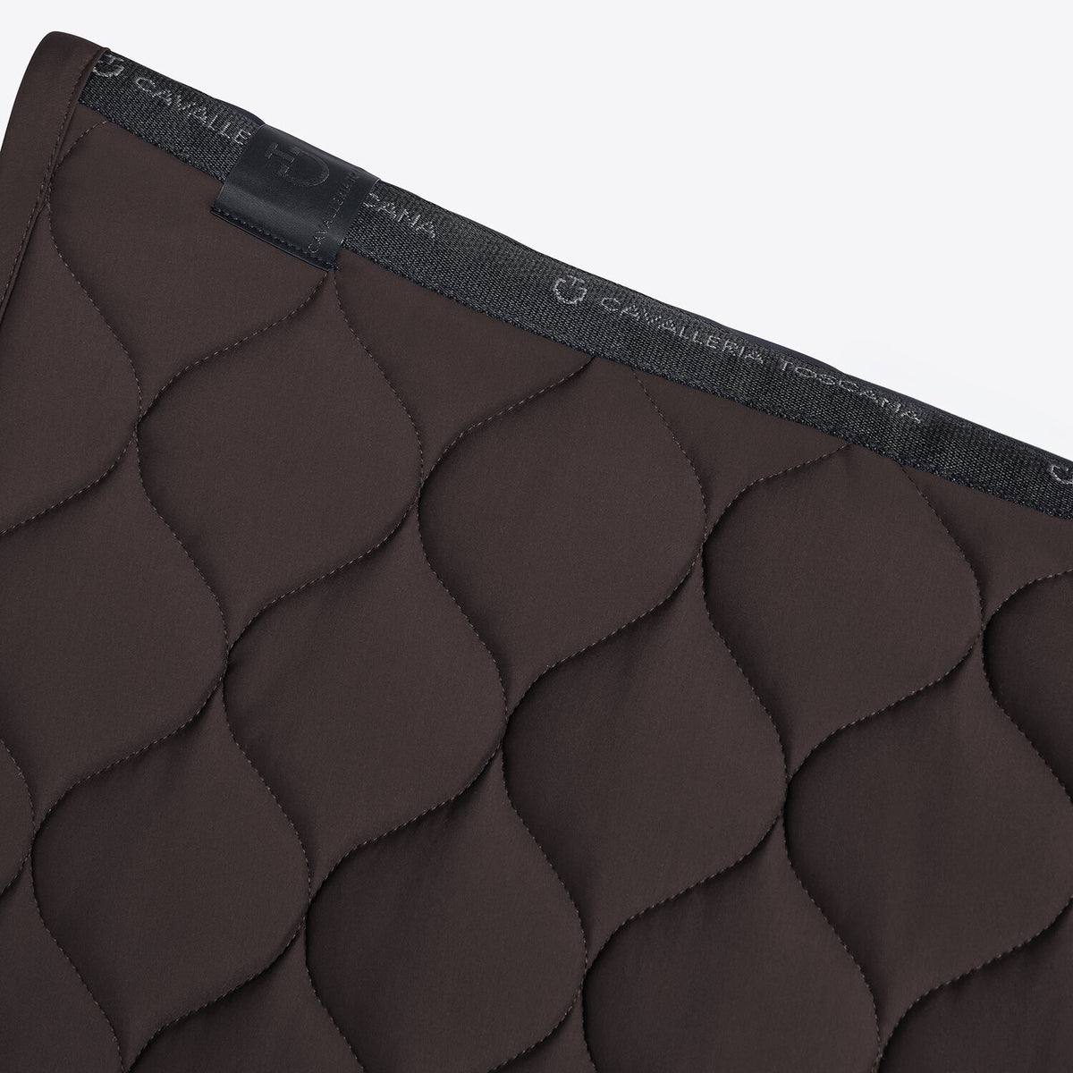 Tapis de selle New Circular Quilted Jersey Cavalleria Toscana – Expresso