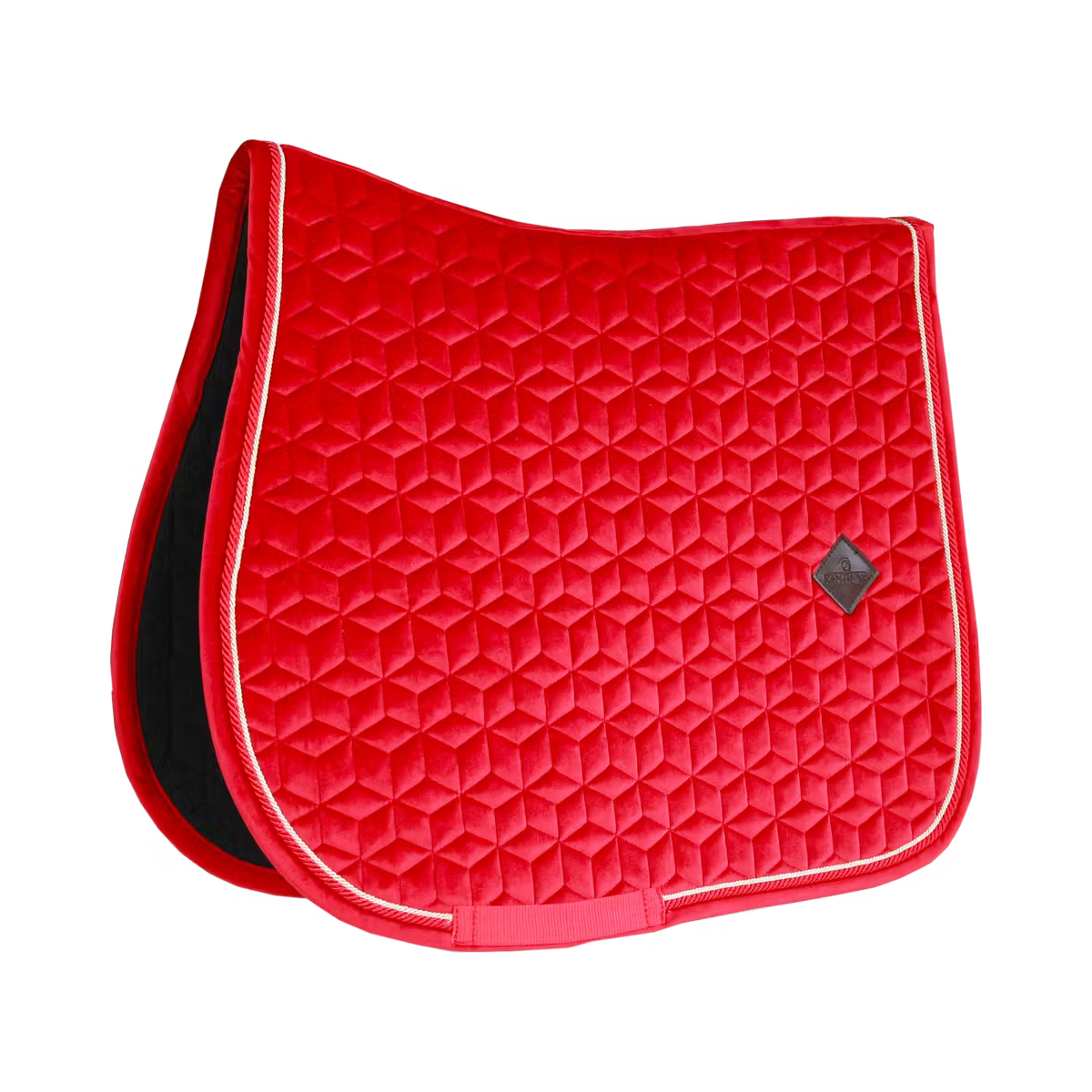 Tapis de selle Velvet Jumping Kentucky – Rouge