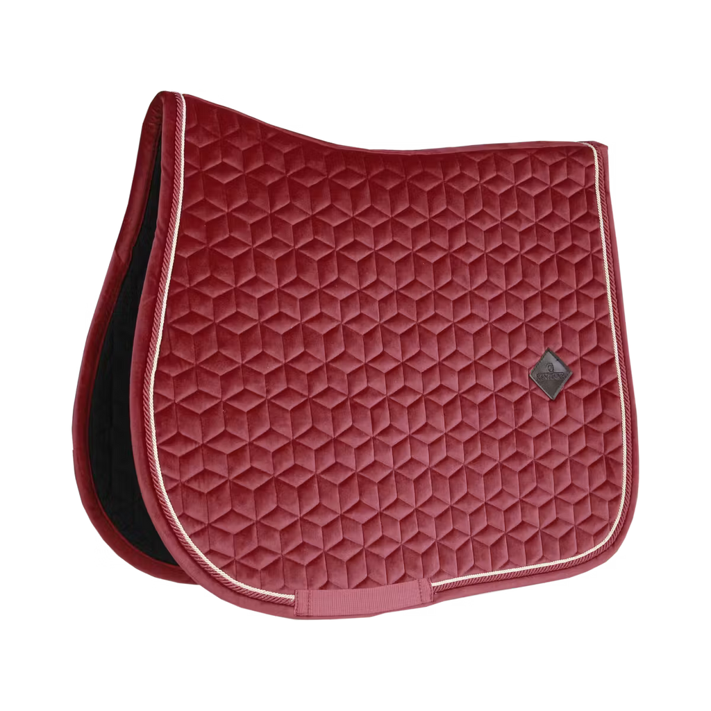 Tapis de selle Velvet Jumping Kentucky – Bordeaux