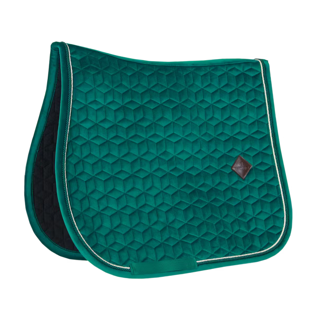Tapis de selle Velvet Jumping Kentucky – Vert Forêt