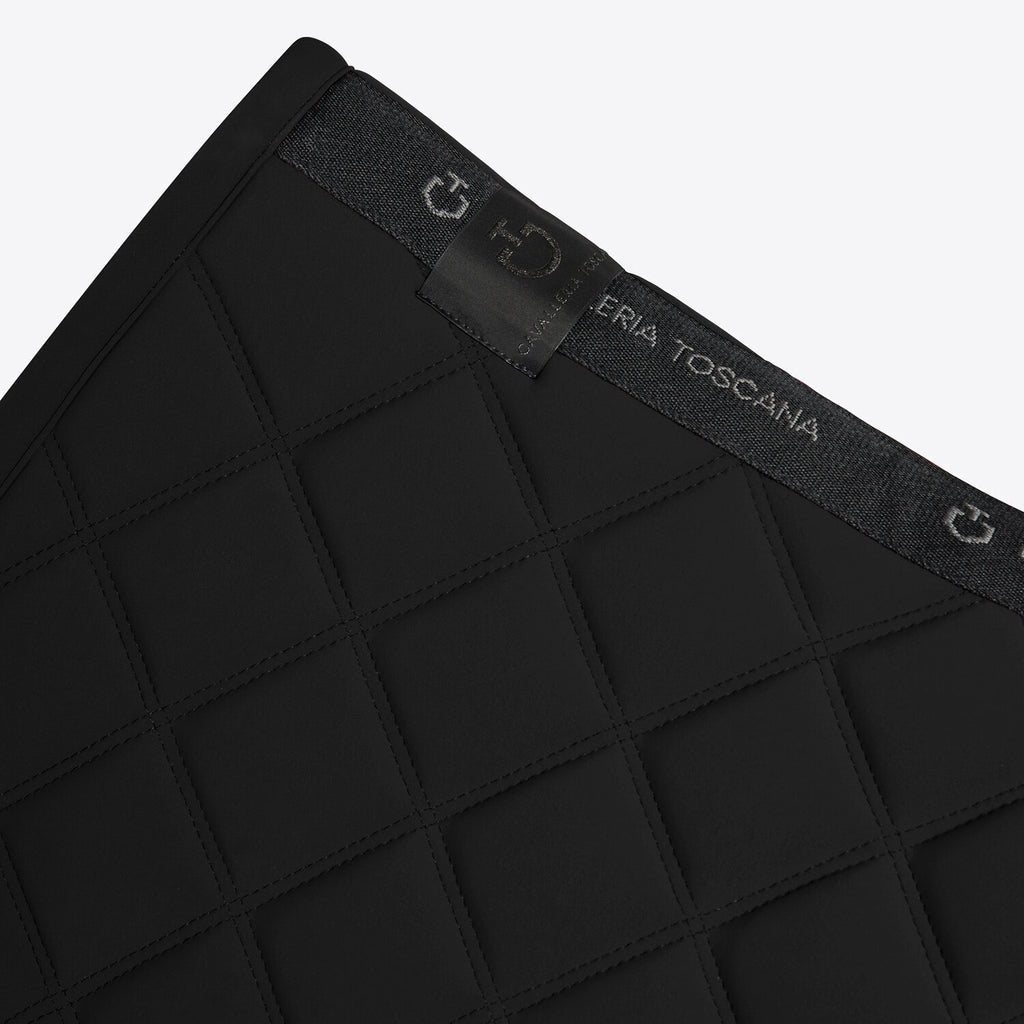 Tapis de selle Diamond and Lines Cavalleria Toscana – Noir