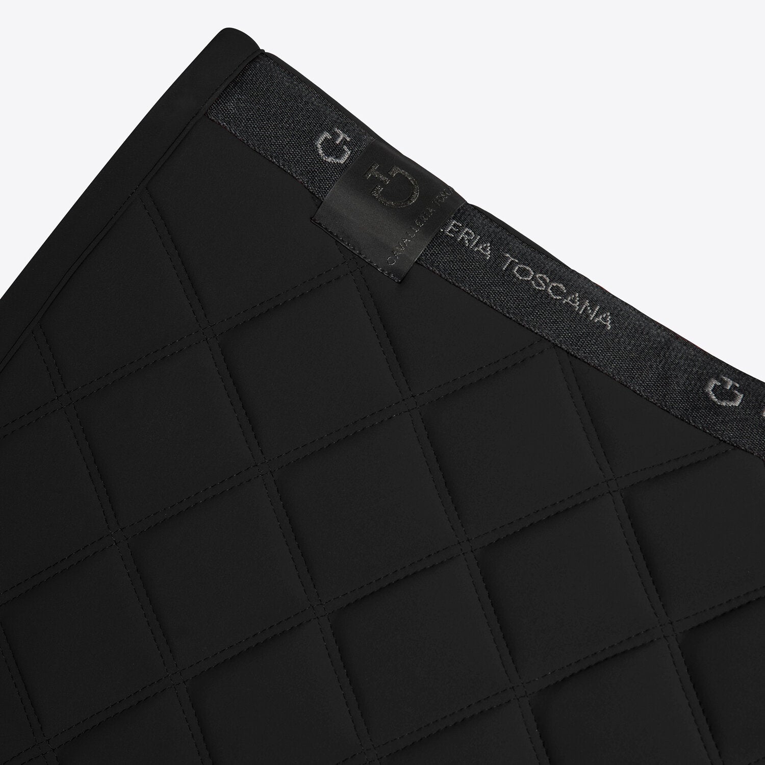 Tapis de selle Diamond and Lines Cavalleria Toscana – Noir