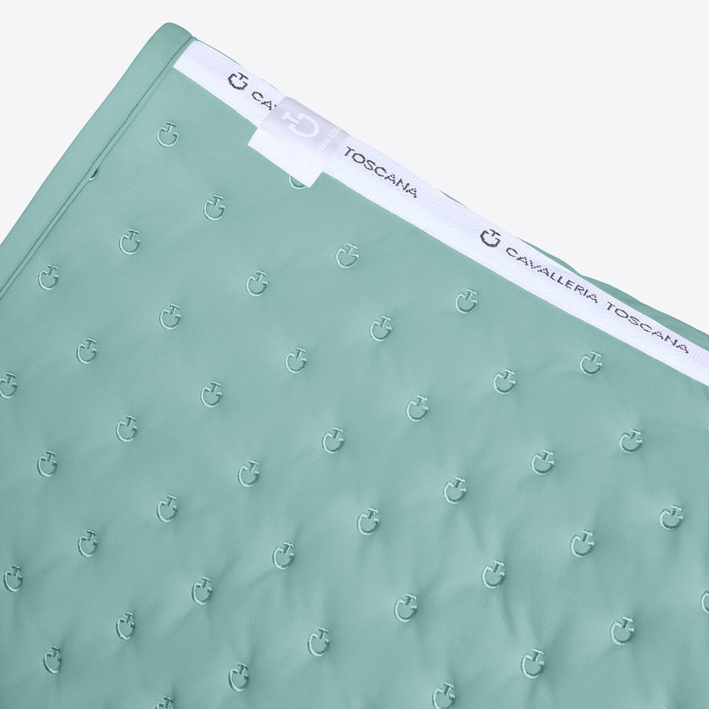 Tapis de selle Embroidery Quilted Cavalleria Toscana – Mint Green