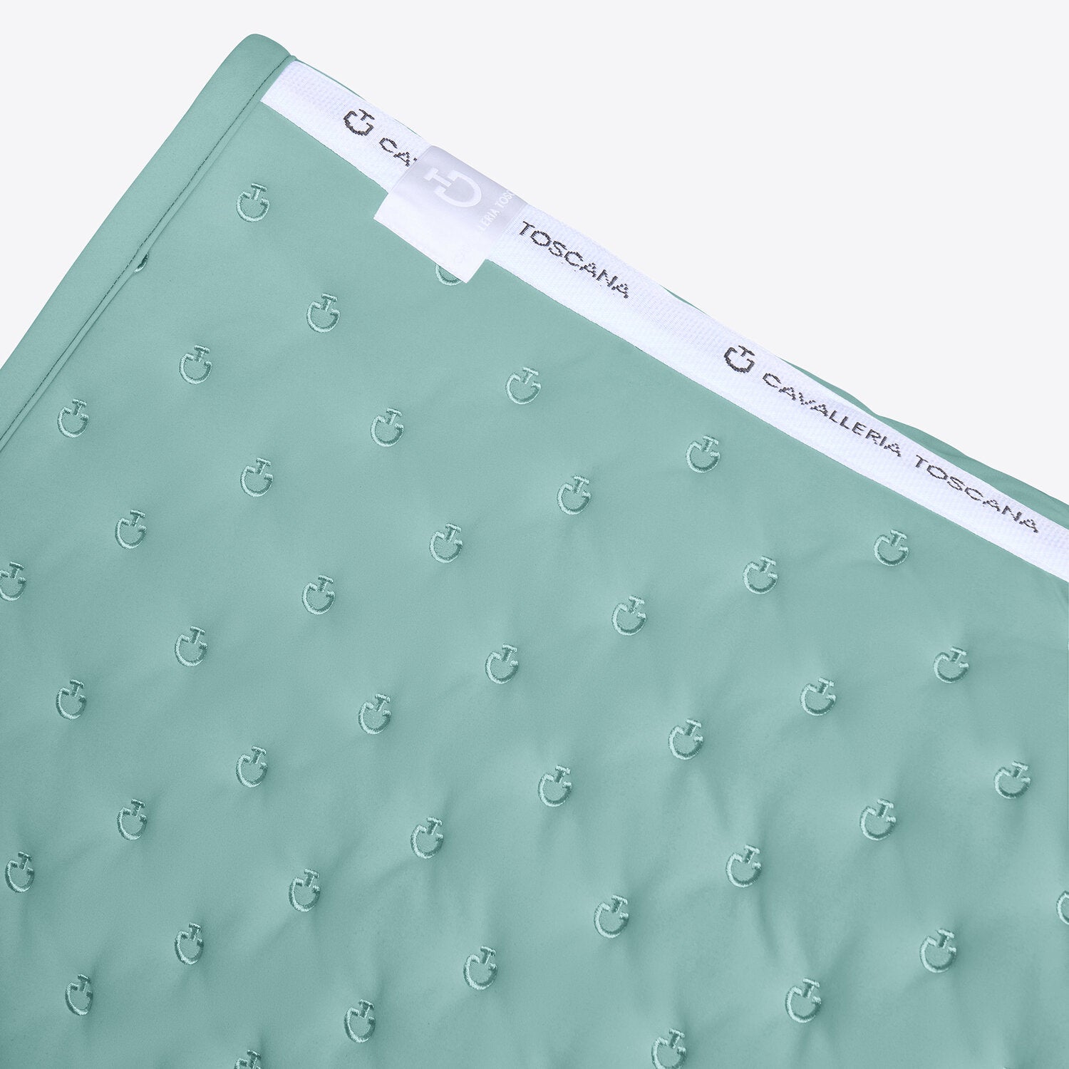 Tapis de selle Embroidery Quilted Cavalleria Toscana – Mint Green