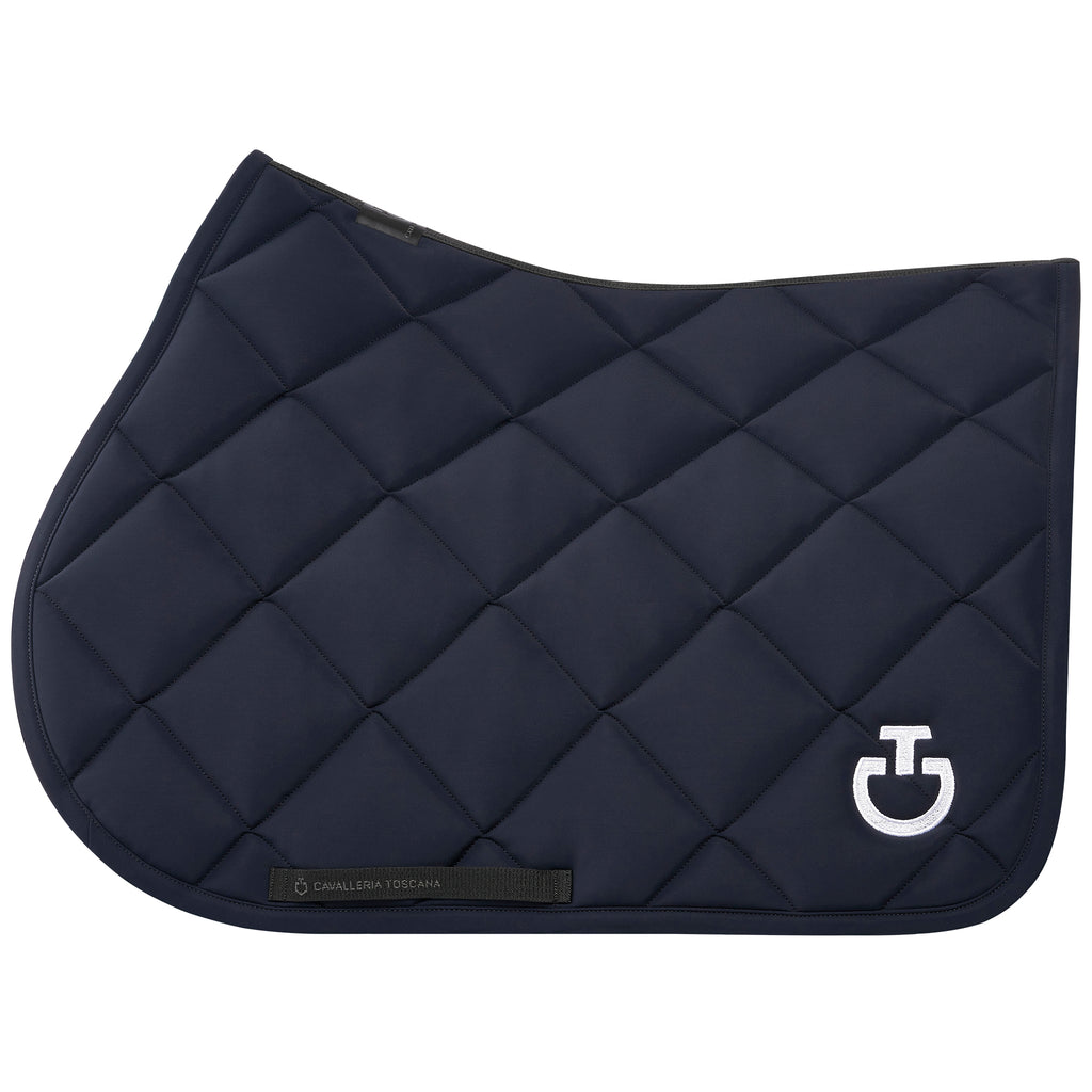 Tapis de selle Diamond Quilted Cavalleria Toscana – marine