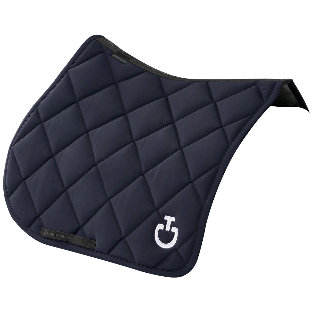 Tapis de selle Diamond Quilted Cavalleria Toscana – marine