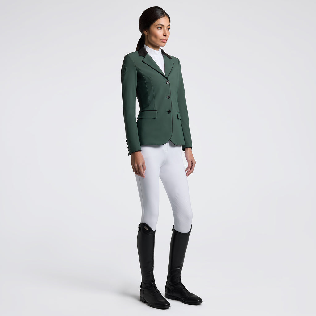 Veste de concours femme Cavalleria Toscana Grand Prix – Jungle Green