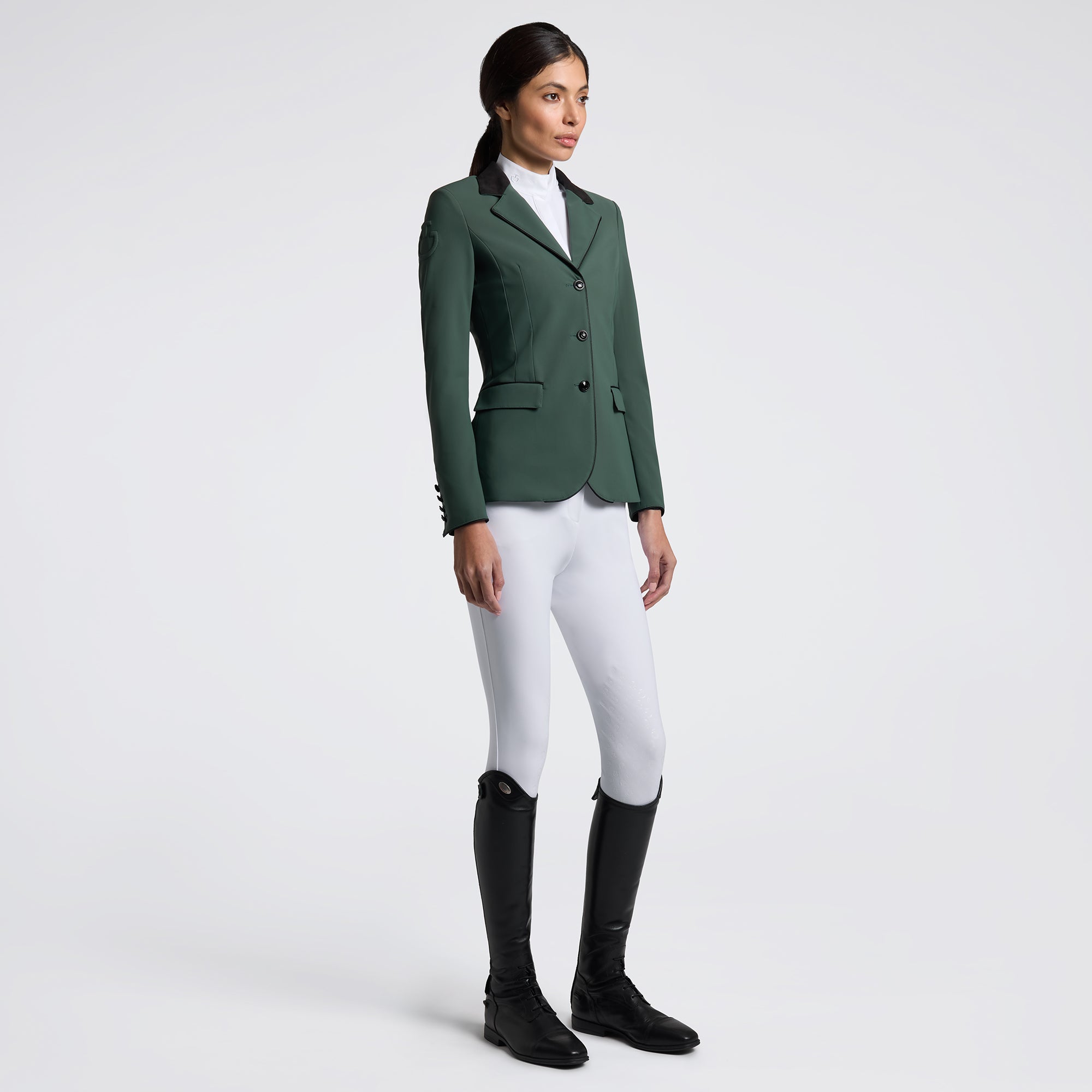 Veste de concours femme Cavalleria Toscana Grand Prix – Jungle Green