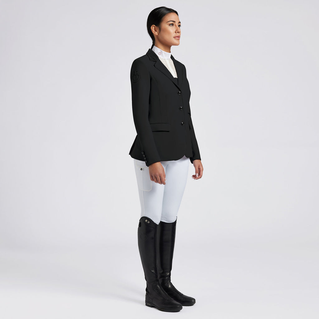 Veste de concours femme Cavalleria Toscana Grand Prix – Noir