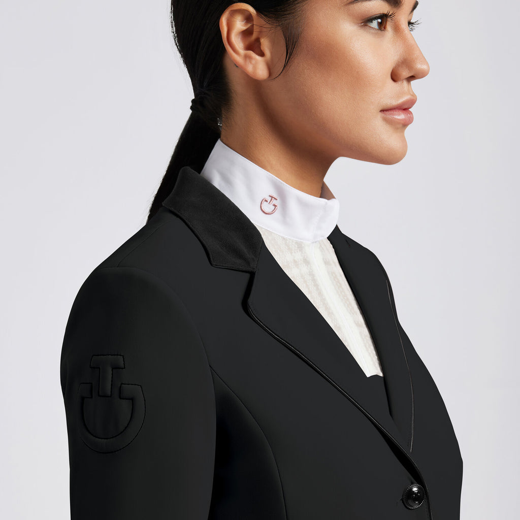 Veste de concours femme Cavalleria Toscana Grand Prix – Noir