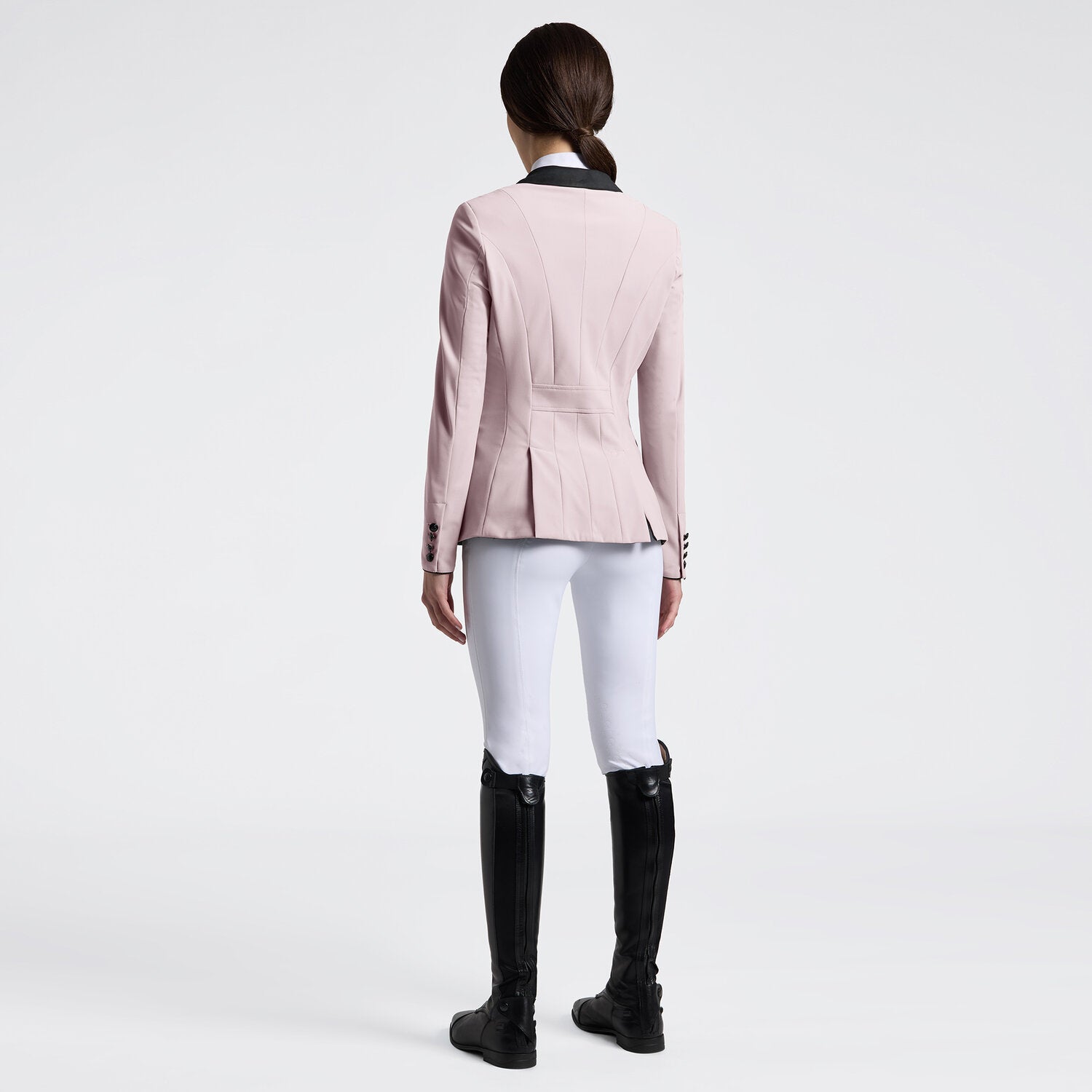 Veste de concours femme Cavalleria Toscana à boutons – Violet Ice