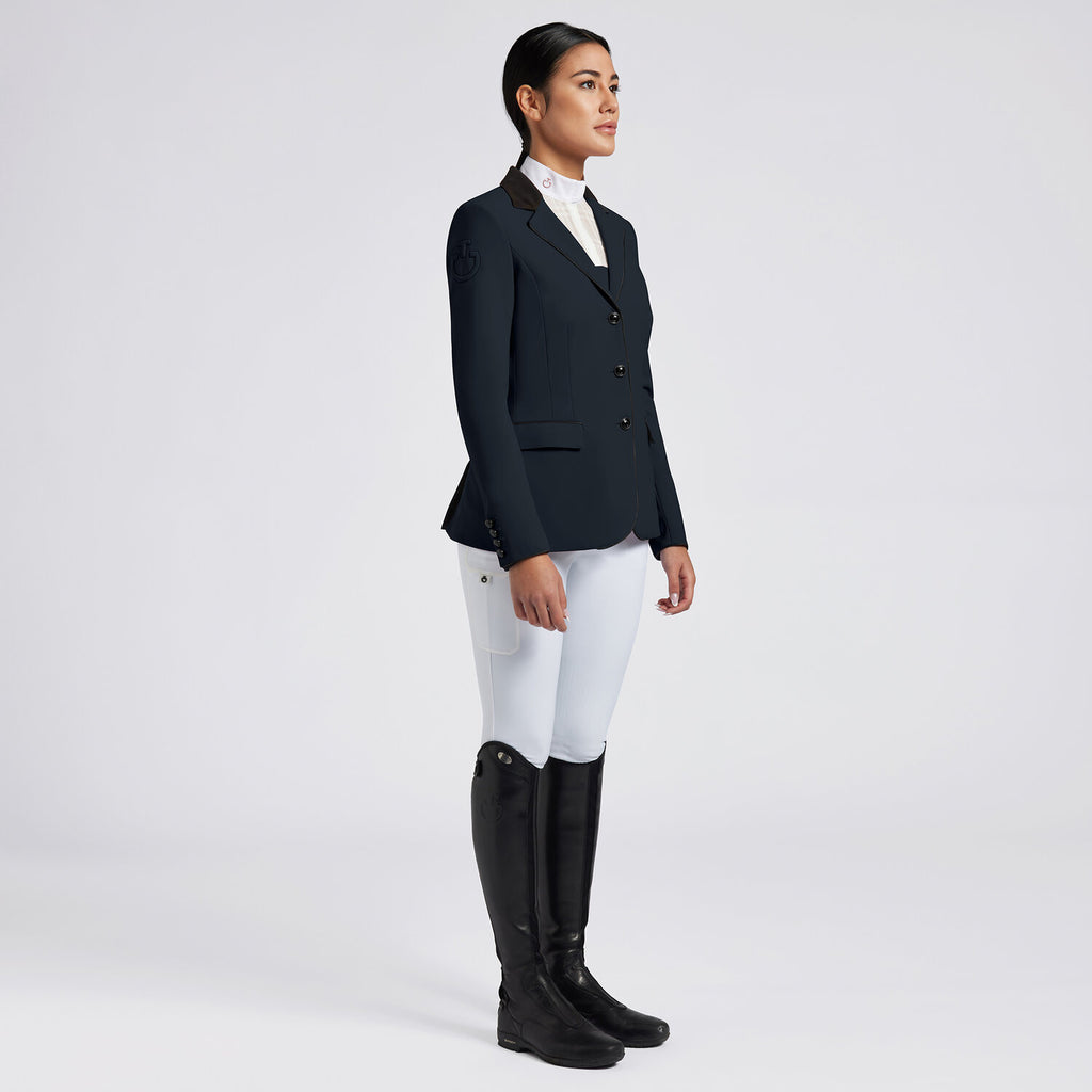 Veste de concours femme Cavalleria Toscana Grand Prix – Marine