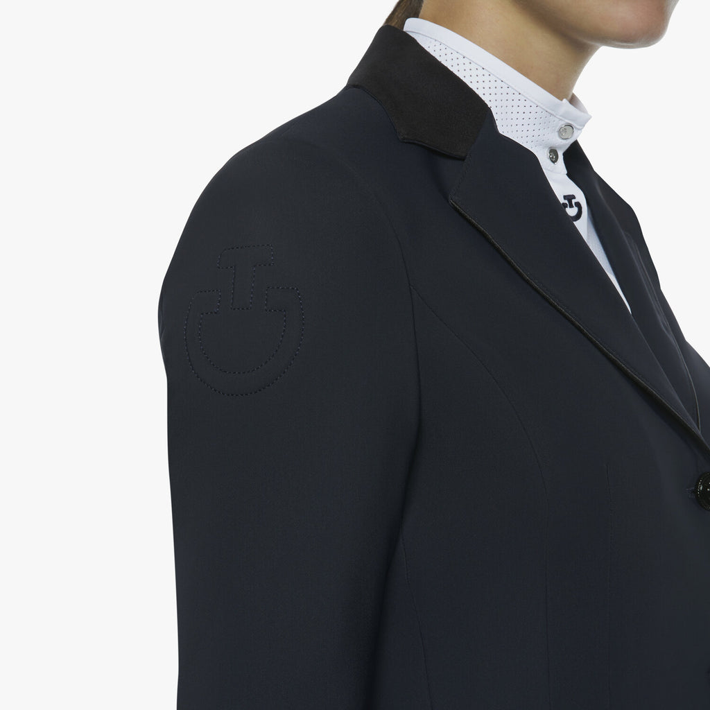 Veste de concours femme Cavalleria Toscana Grand Prix – Marine