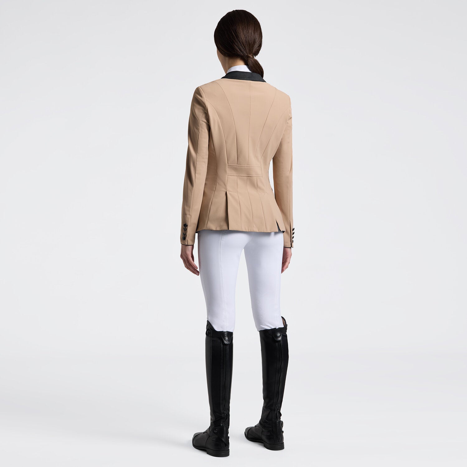 Veste de concours femme Cavalleria Toscana à boutons – Blush