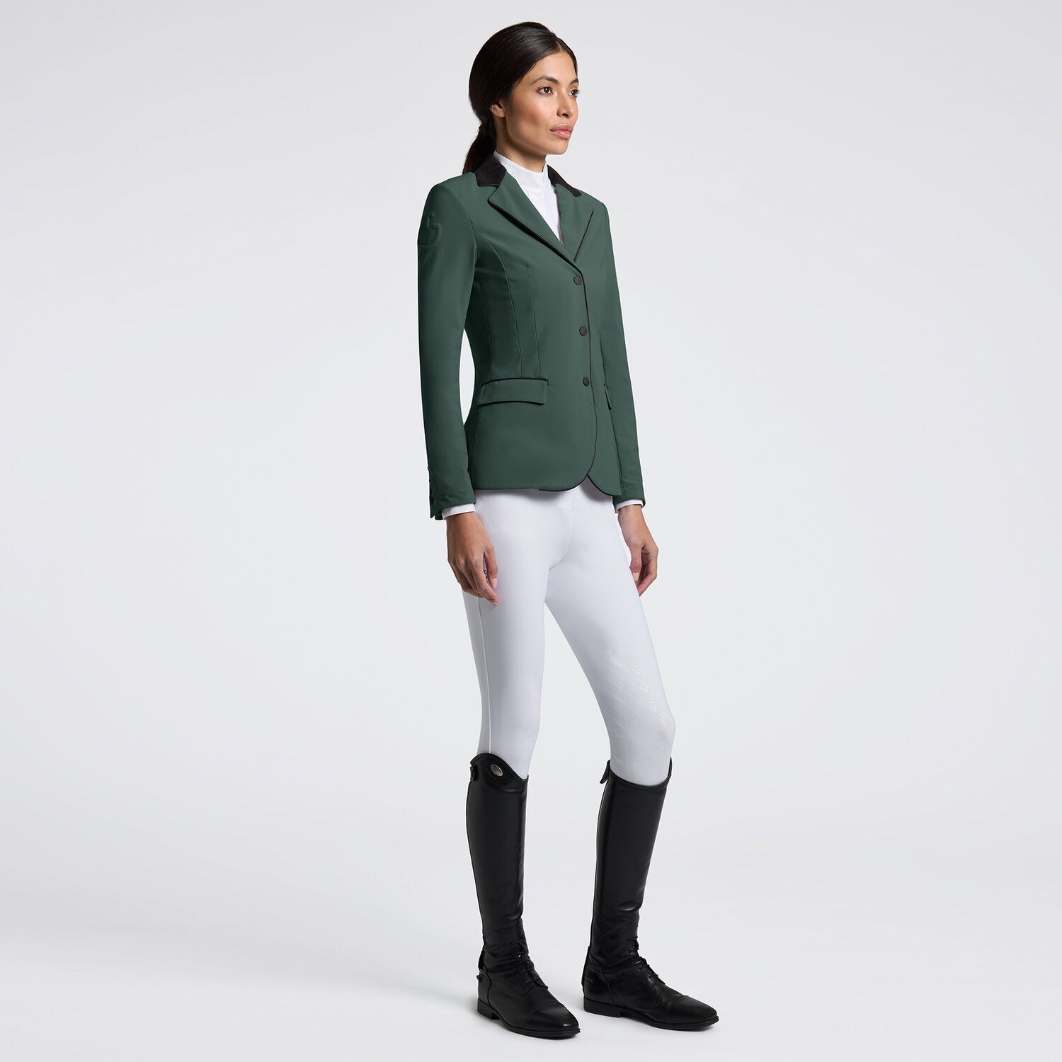 Veste de concours femme Cavalleria Toscana Grand Prix – Jungle Green