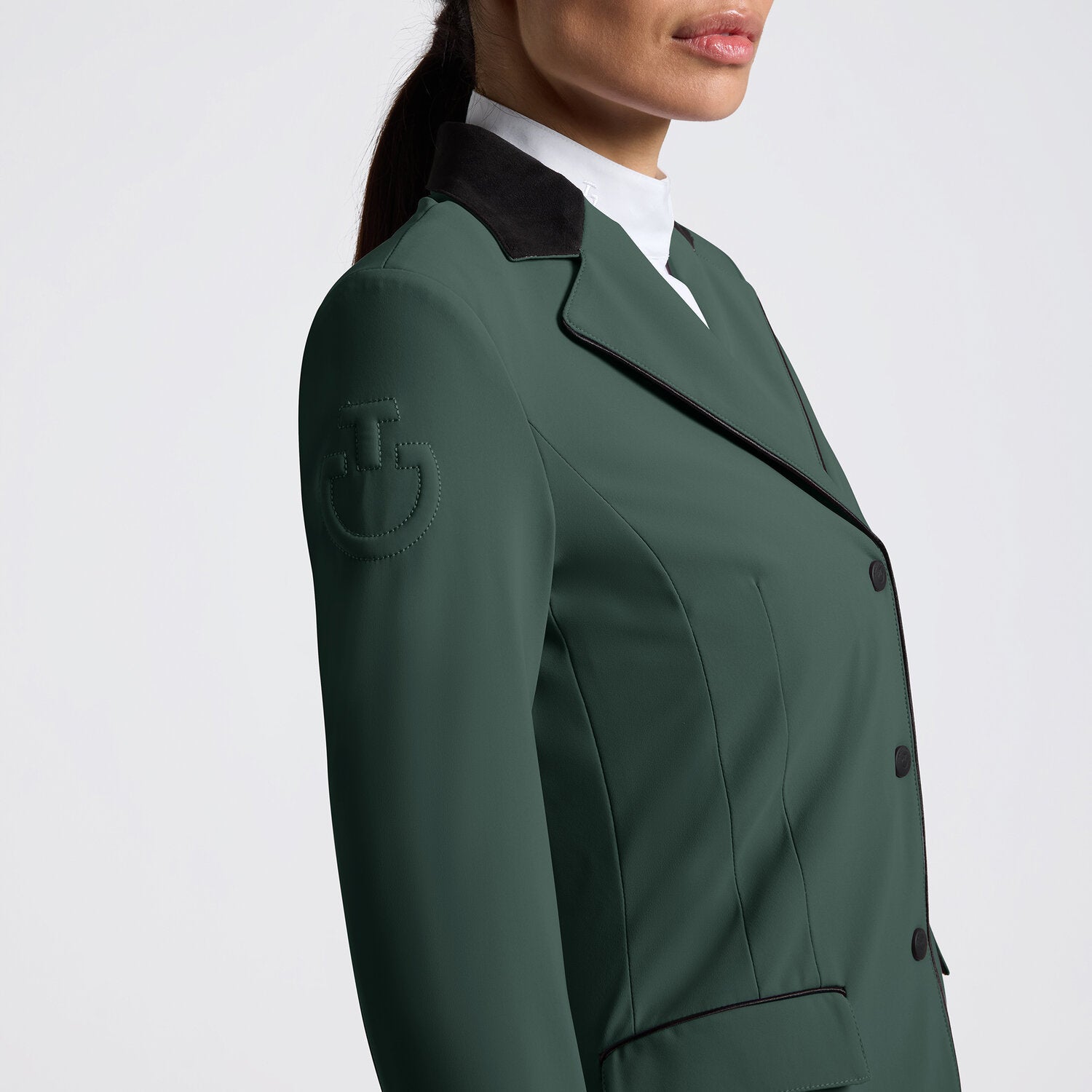 Veste de concours femme Cavalleria Toscana Grand Prix – Jungle Green