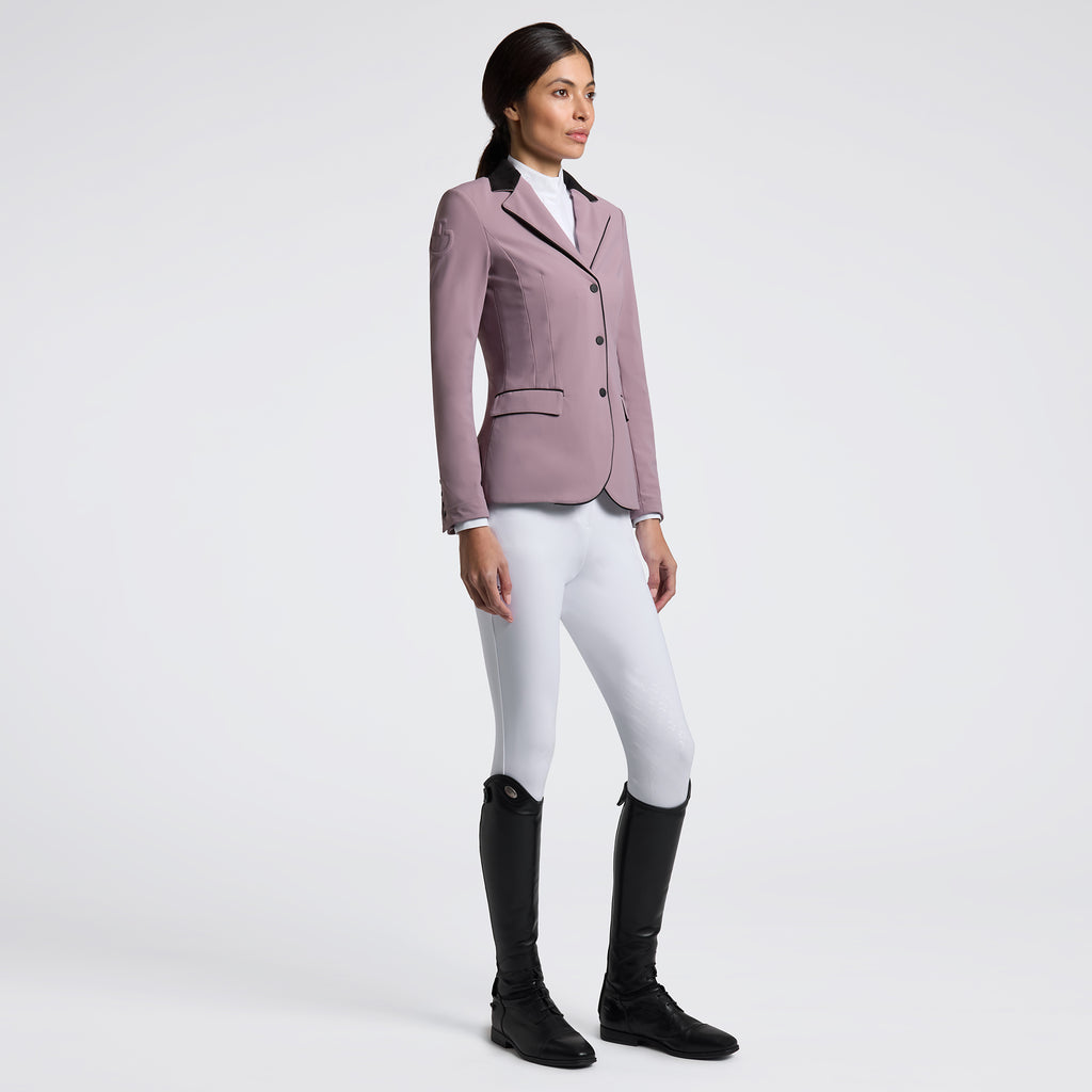 Veste de concours zippée femme Cavalleria Toscana – Lilas