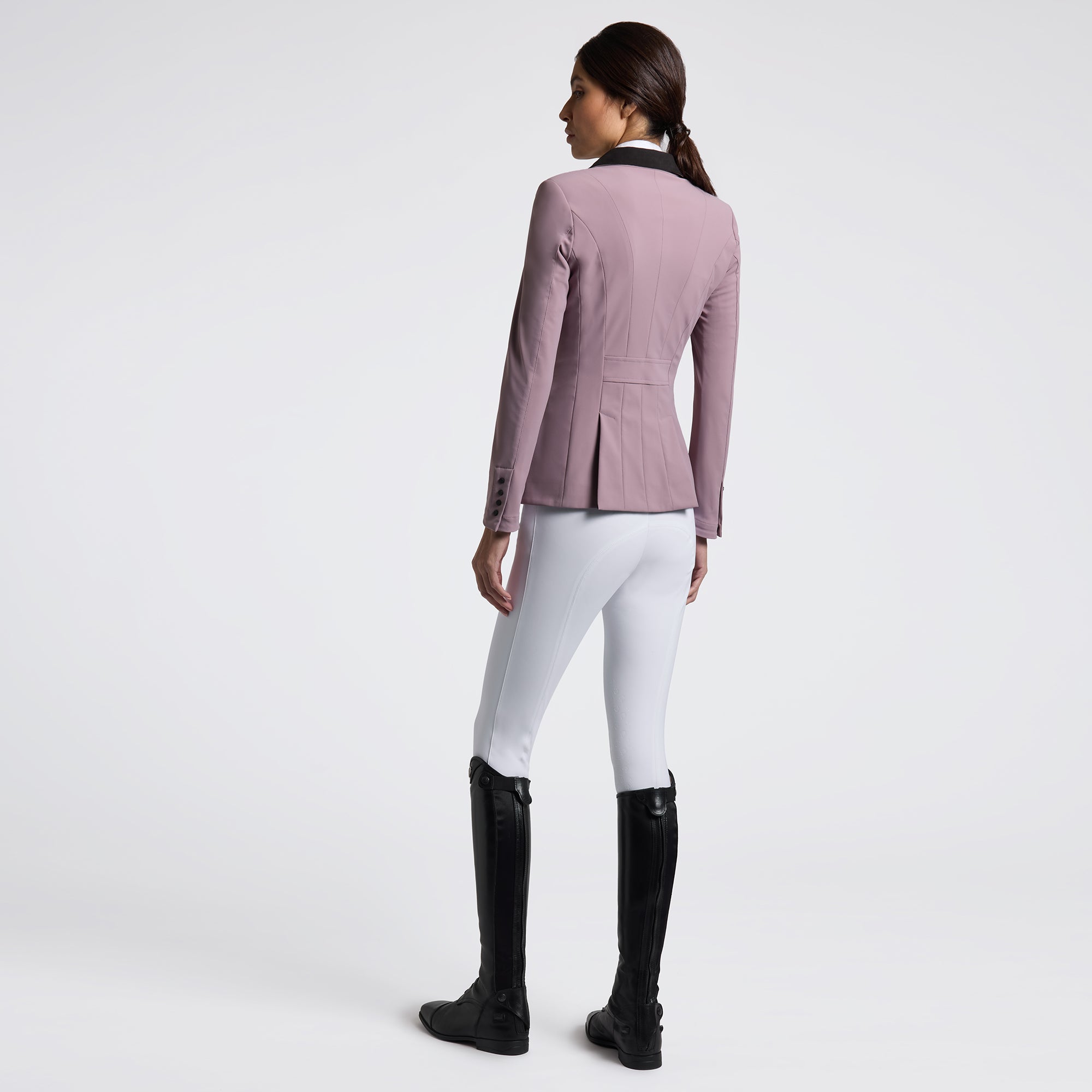 Veste de concours zippée femme Cavalleria Toscana – Lilas