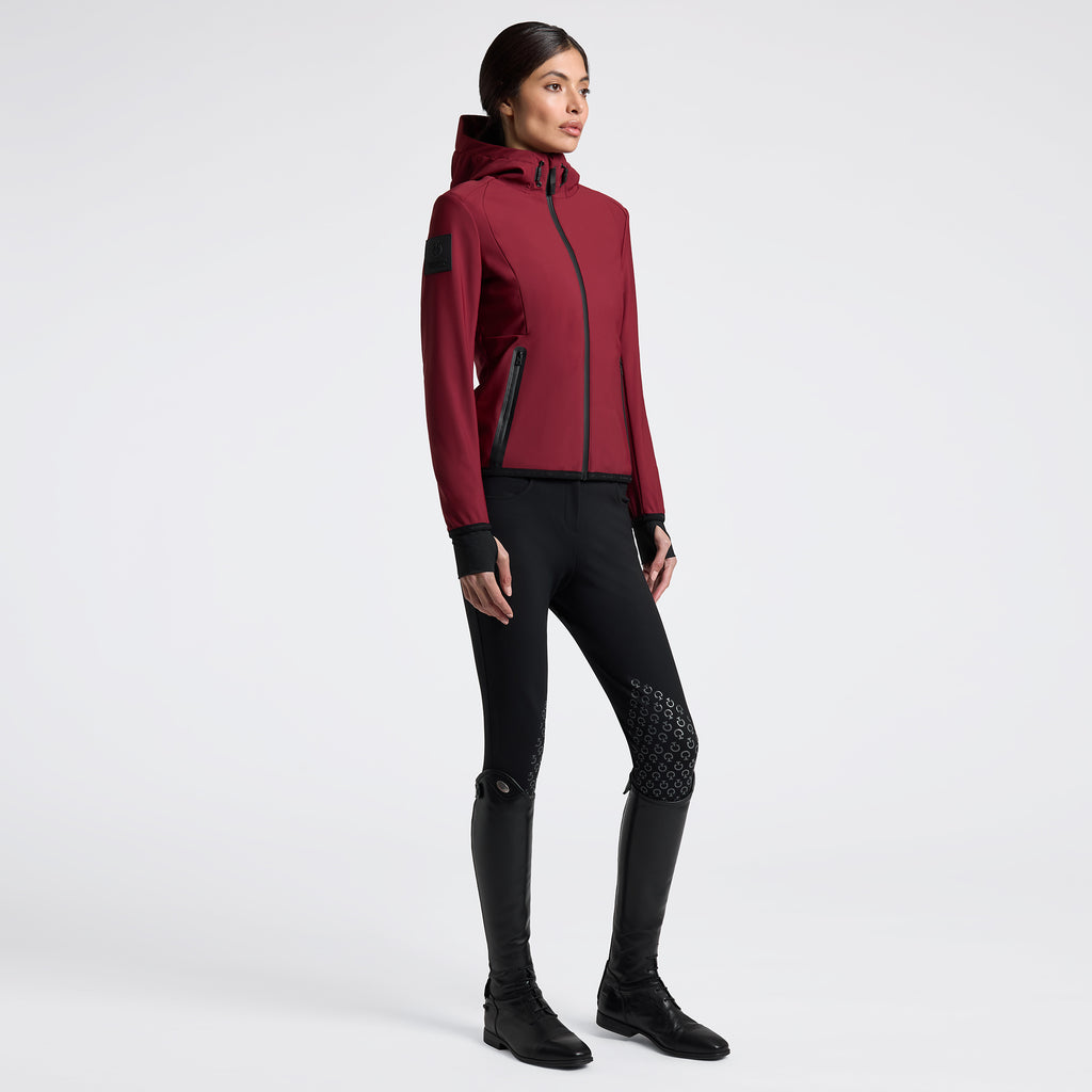 Veste softshell thermique à capuche Cavalleria Toscana femme
