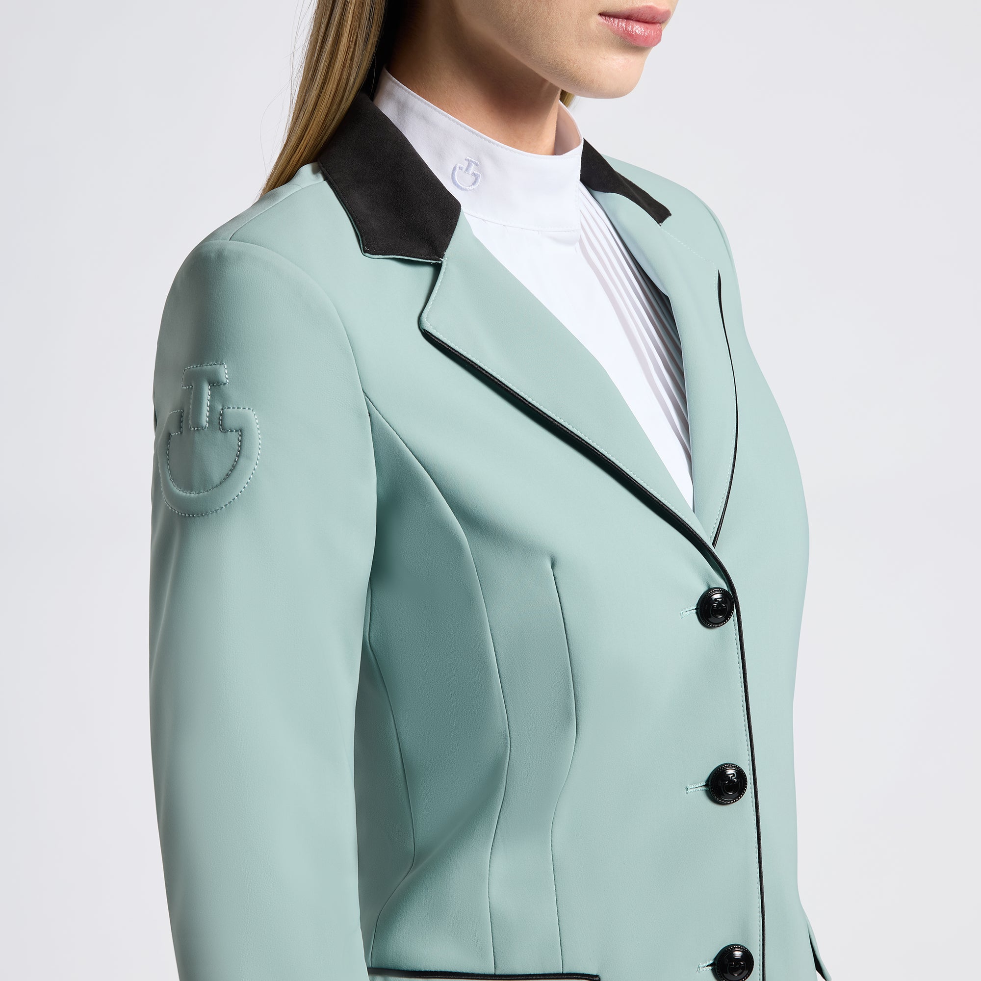 Veste de concours femme Cavalleria Toscana Grand Prix – Mint Green