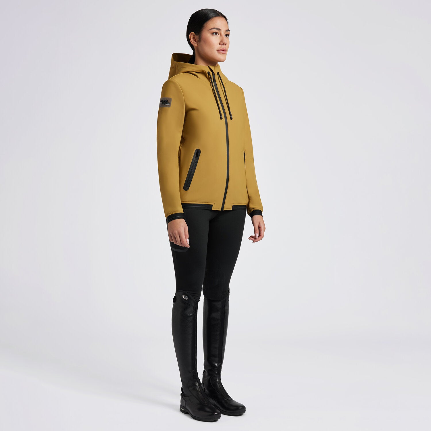 Veste softshell thermique à capuche Cavalleria Toscana femme Miel