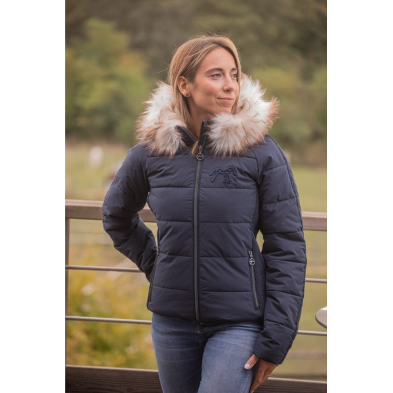 Blouson Louxy Marine – Doudoune Femme Chaude et Confortable
